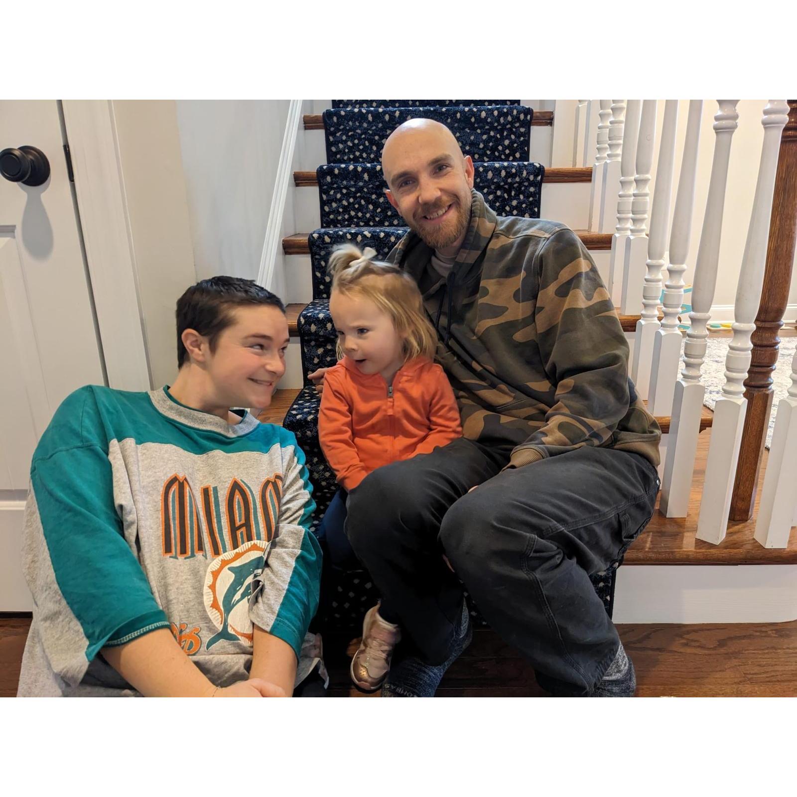 Hanging with our niece Madison