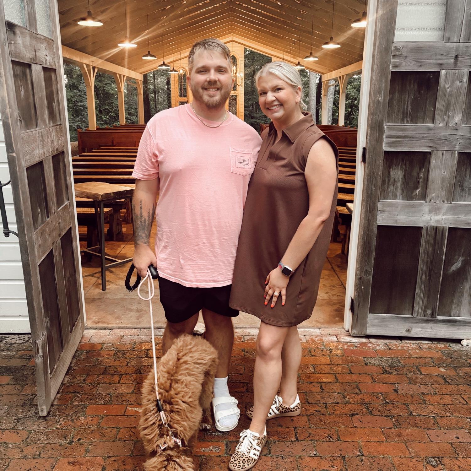 The day we secured our beautiful venue. Muse Farm felt like home to me.