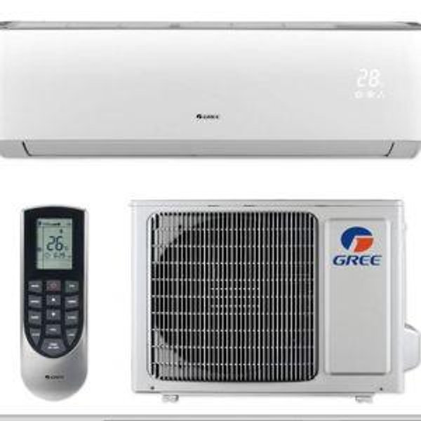 Gree 12,000 BTU 16 SEER LIVO+ Wall Mount Ductless Mini Split Air Conditioner Heat Pump 208/230V