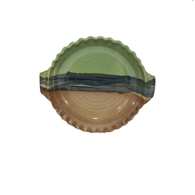 Handmade Ceramic Casserole With Handle