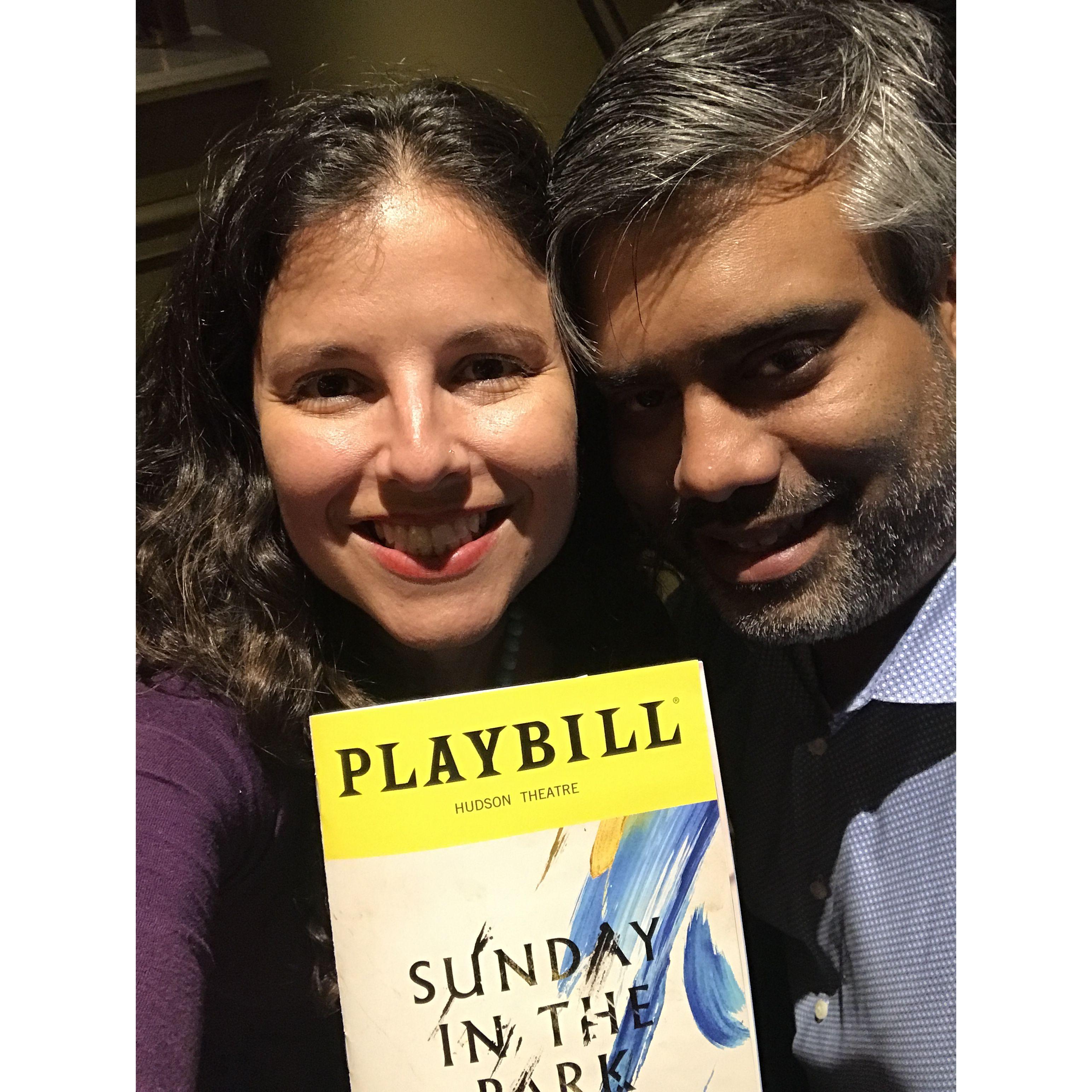 "Sunday in the Park with George" on Broadway 2017