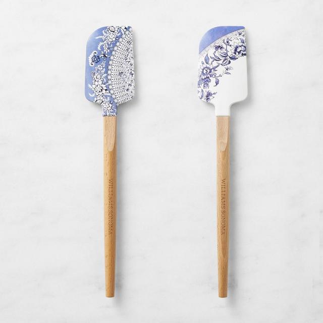 Williams Sonoma English Floral Spatula Set