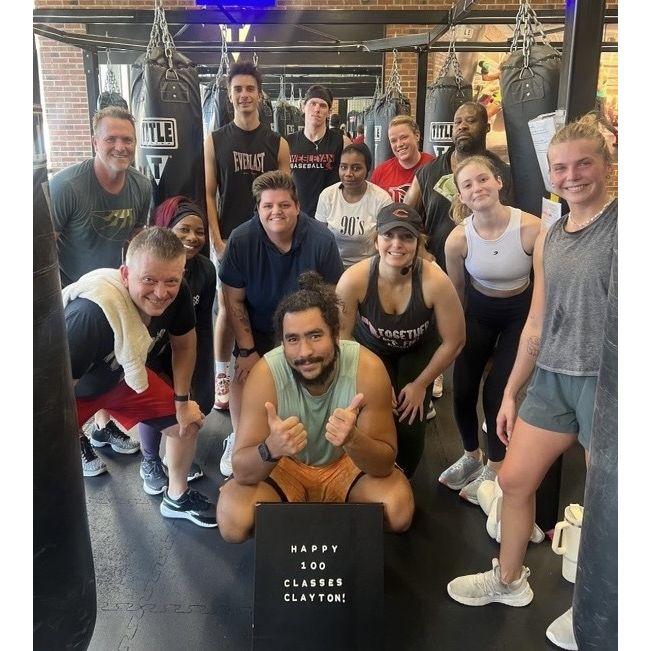 Clayton's first 100 classes at Title Boxing.
