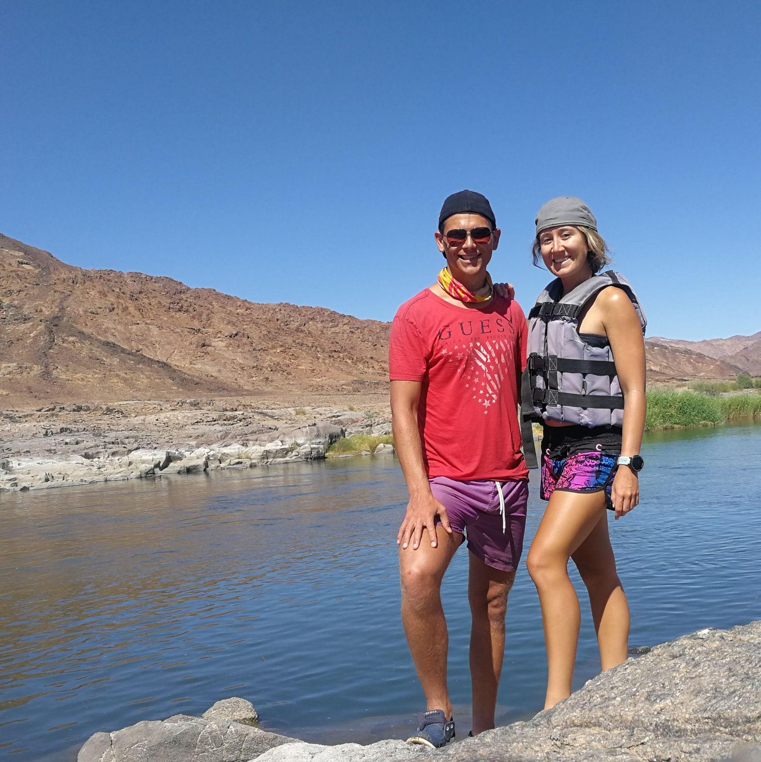 January 2019 | Namibia | River rafting along the Orange River.