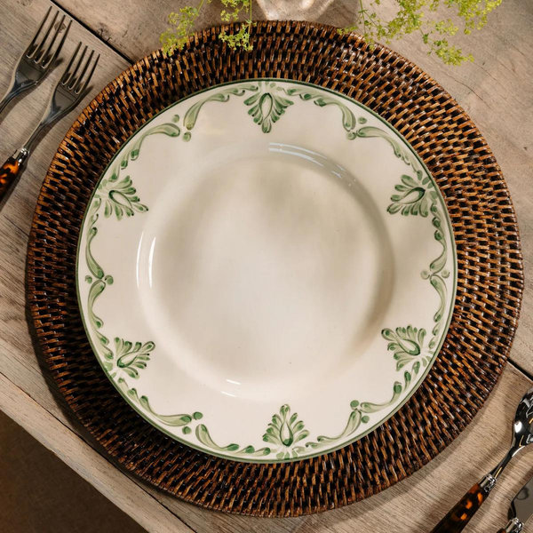 Eleanor Dinner Plate, Forest Green Individual