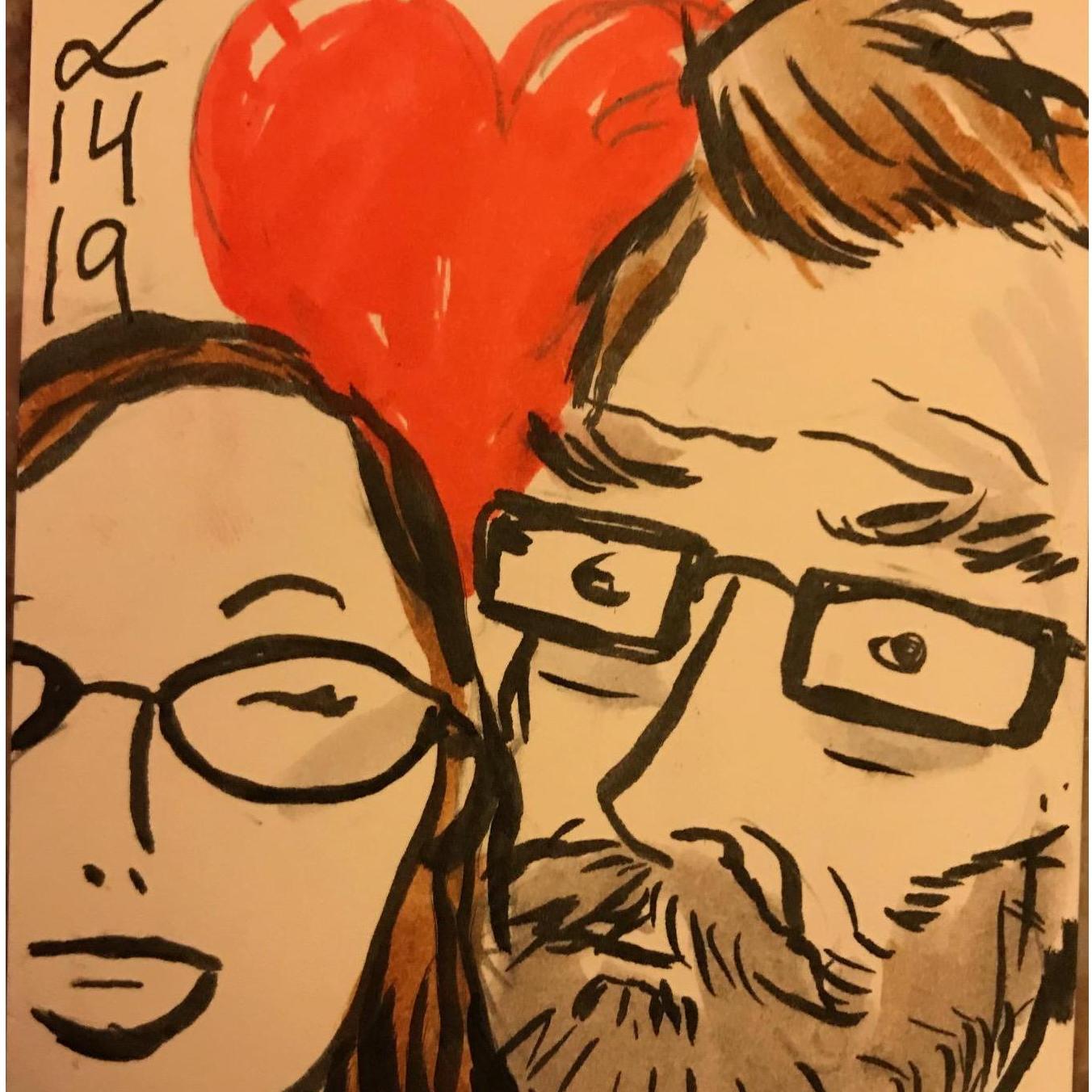Ken is a very talented writer and artist. This was his Valentine to me in 2019.