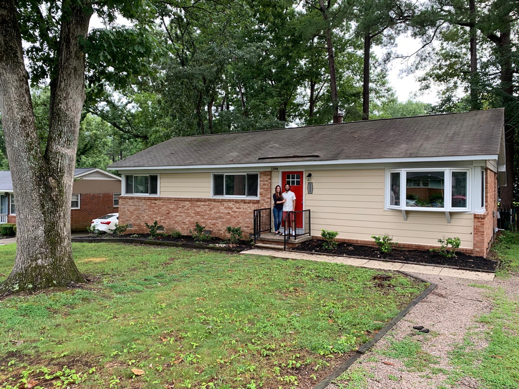 Our first home.