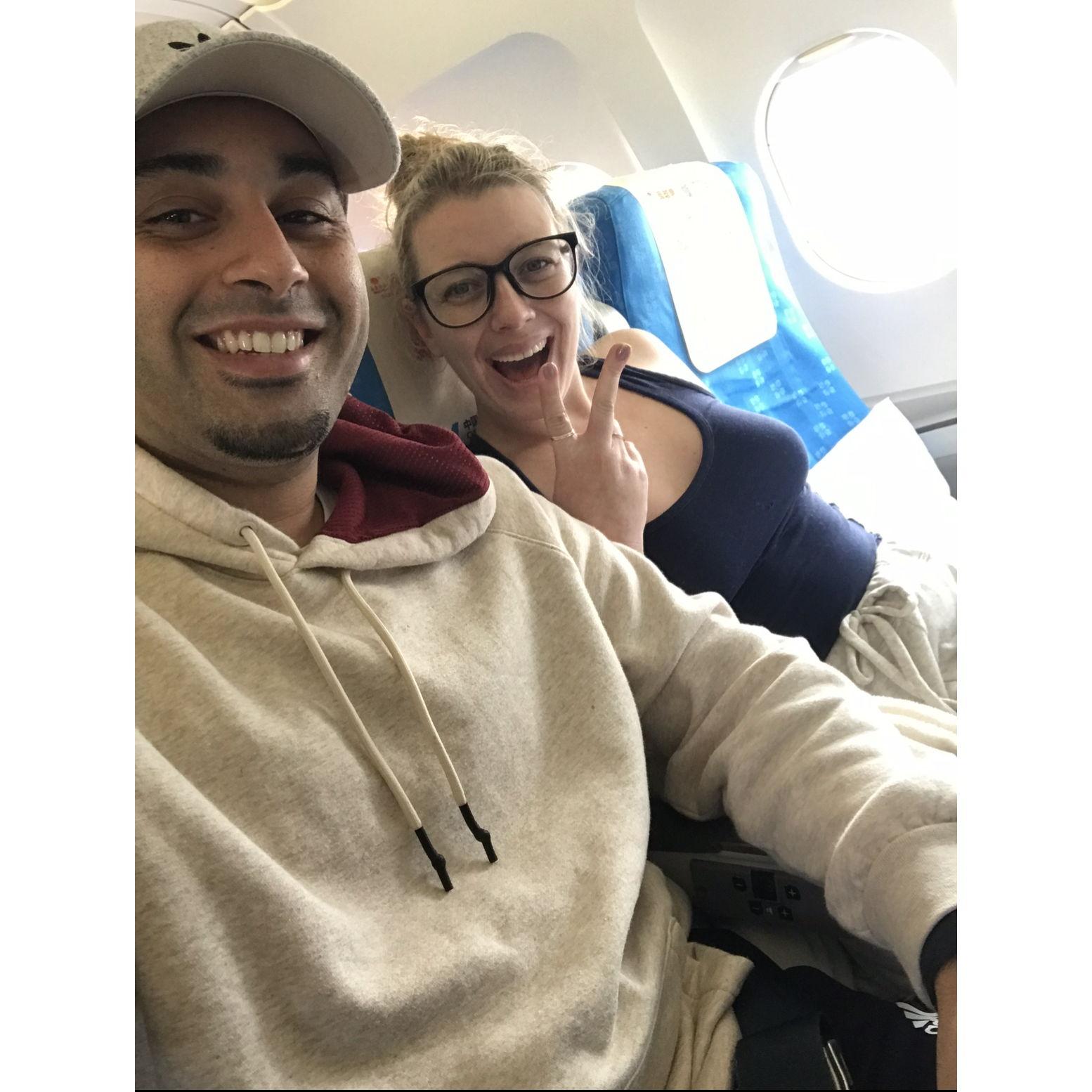 A big moment for our relationship! This was our first international trip and Alyssa's first time leaving North America! It was a success :)