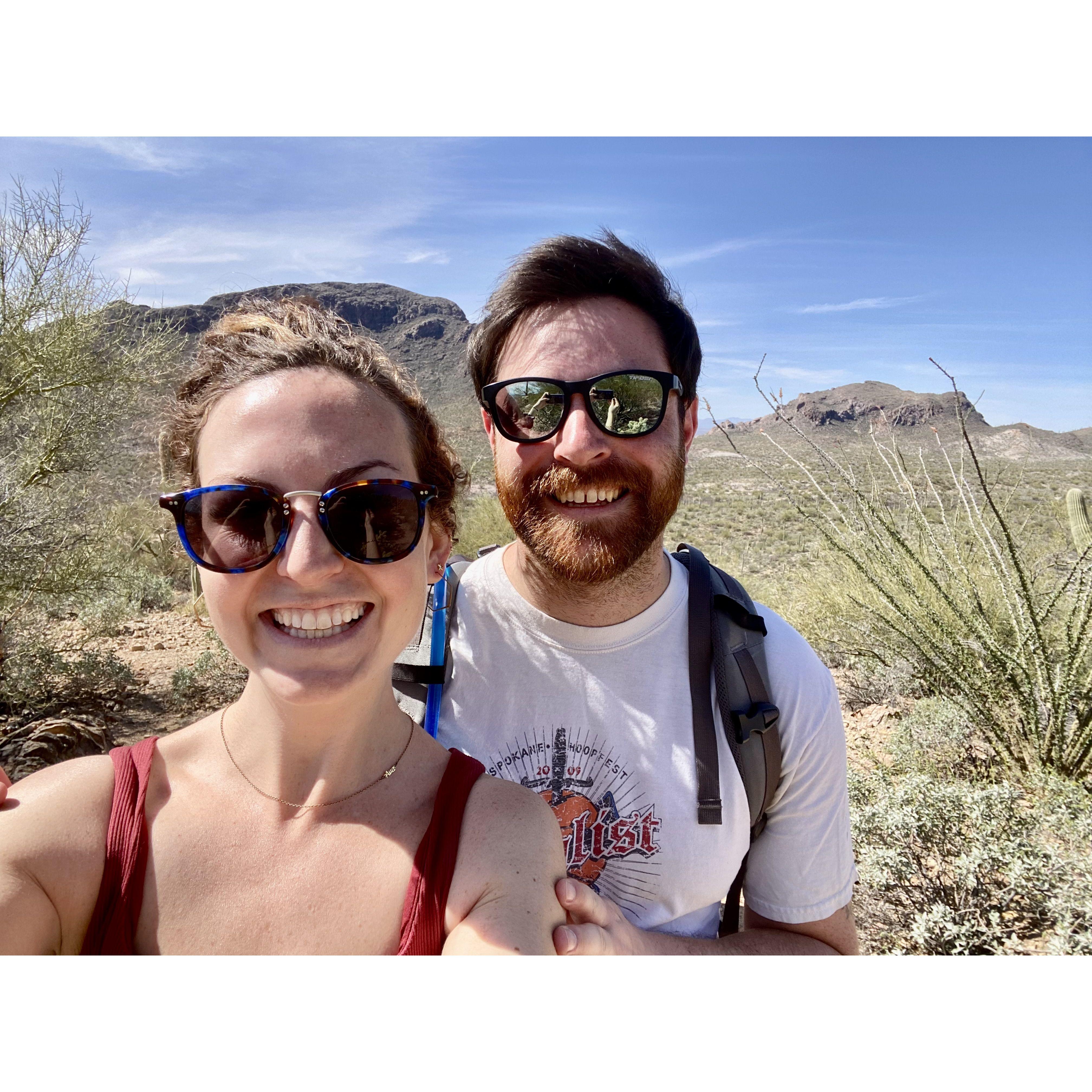 Dodging rattlesnakes in Saguaro National Park