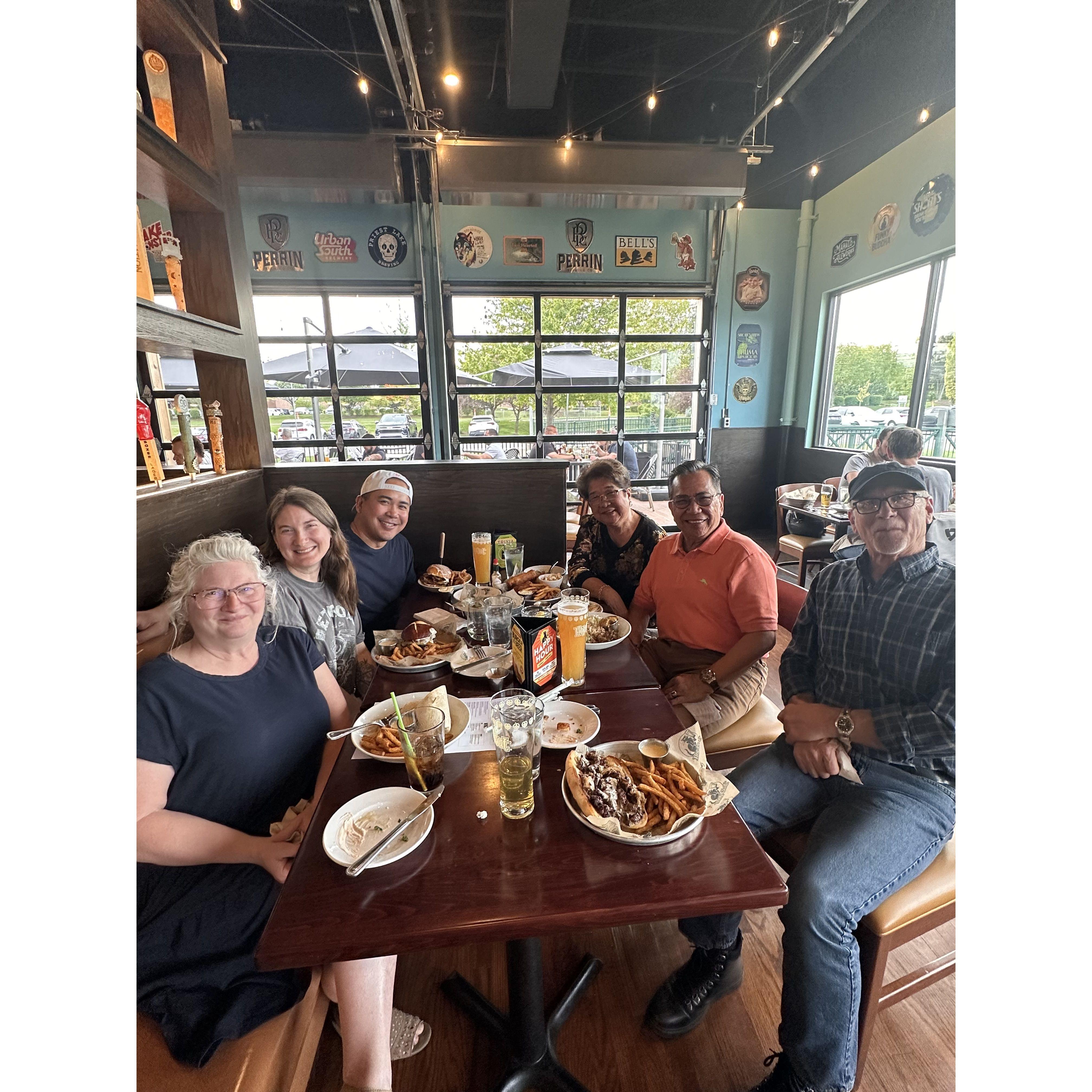 Our parent's meet for the first time