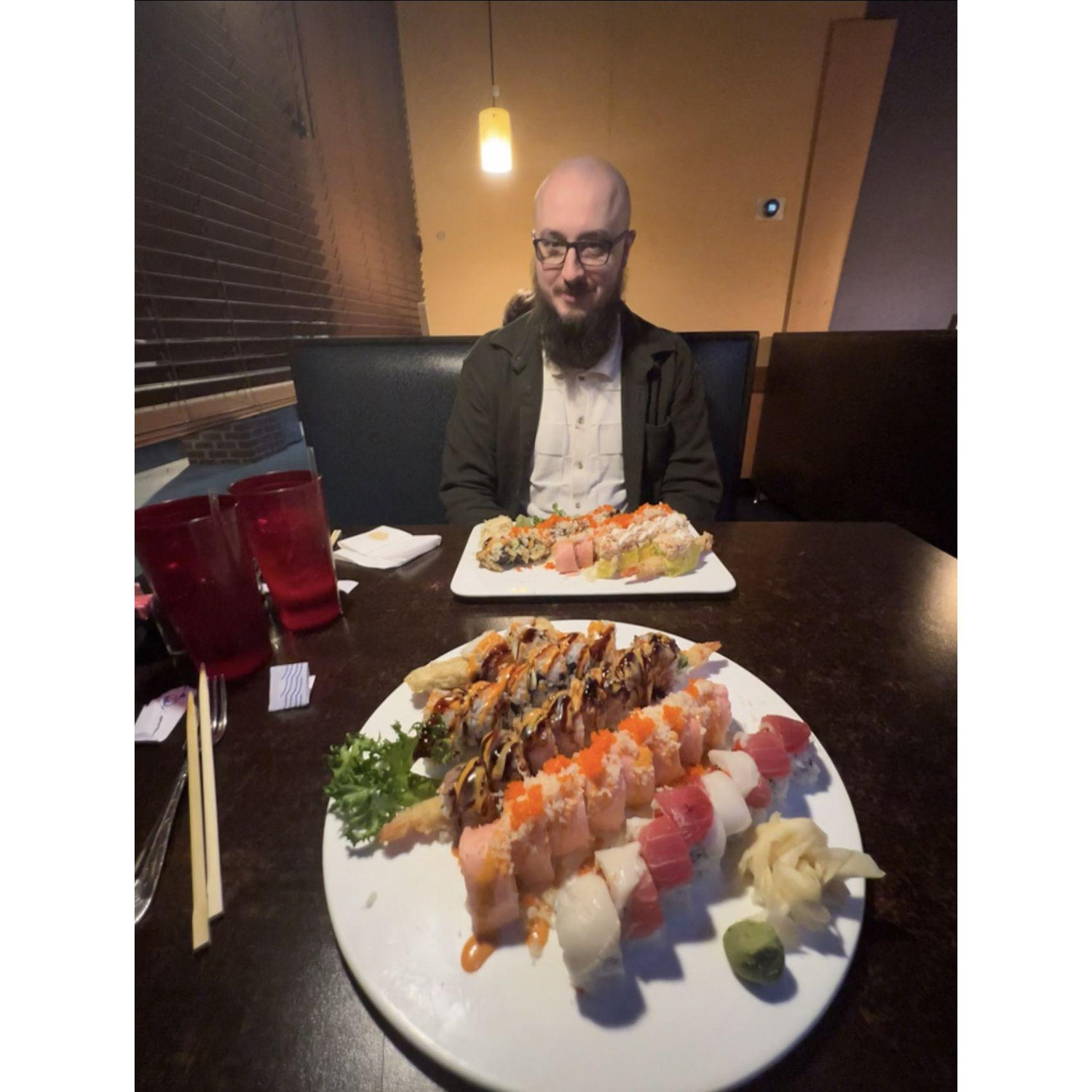 Engagement pics and sushi!