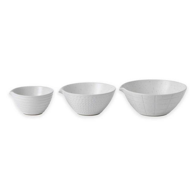 Gordon Ramsay by Royal Doulton® Maze Grill Dipping Bowls in Hammered White (Set of 3)