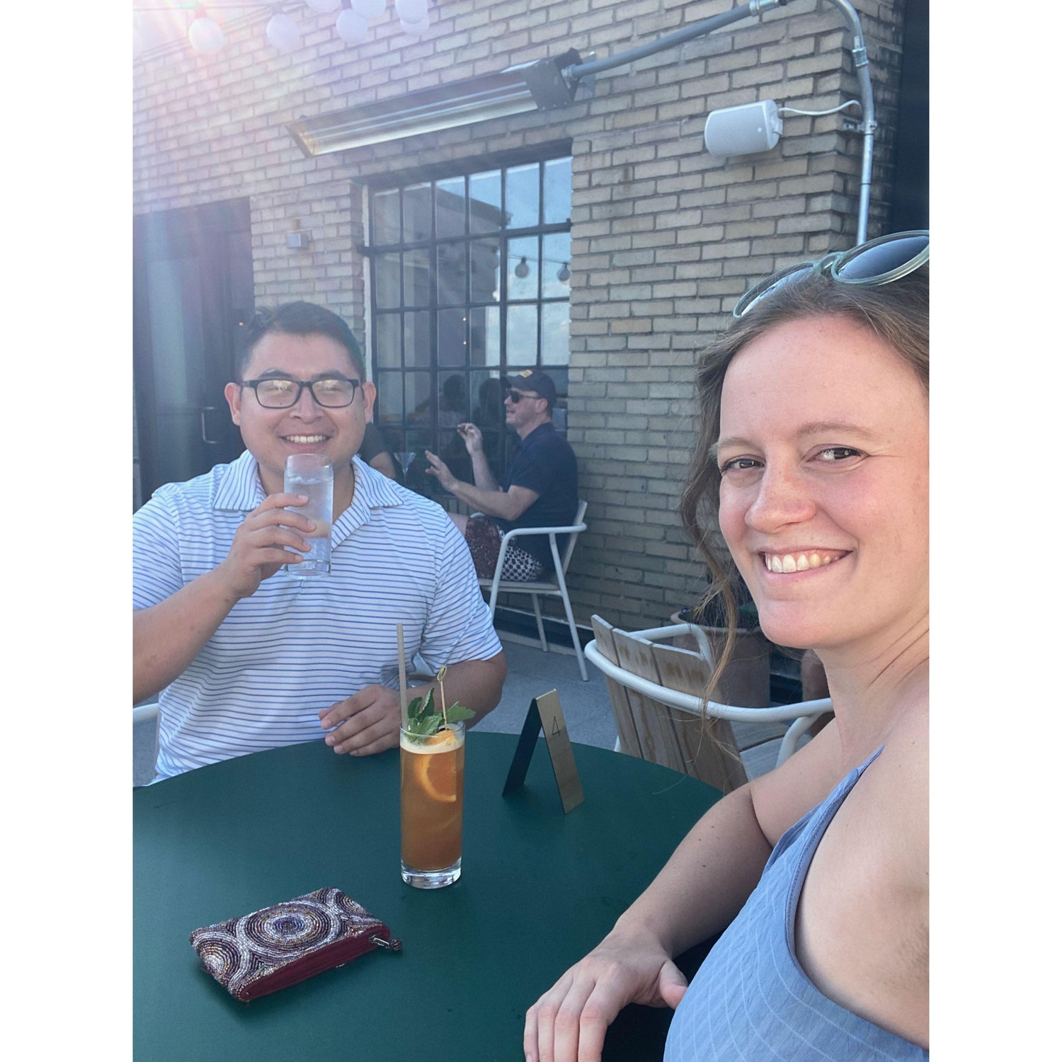 Just before getting engaged, Asheville, NC, September 2024