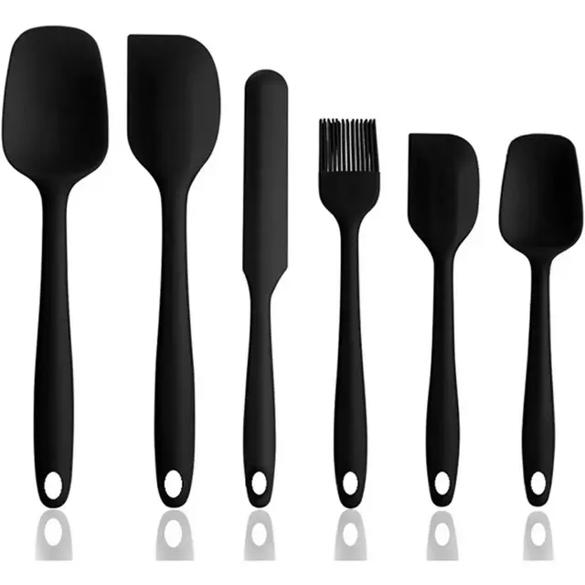 MOVSSOU Silicone Spatula Set of 6 Heat Resistant Nonstick