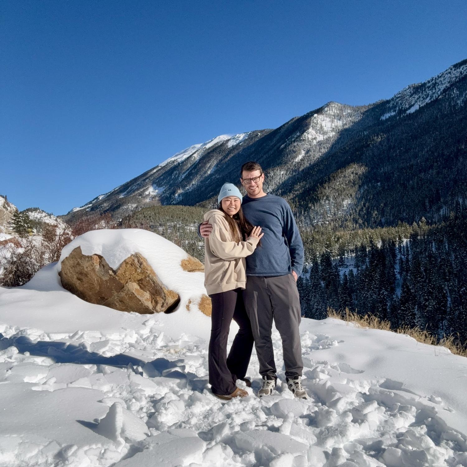 Catch us in the mountains during the winter