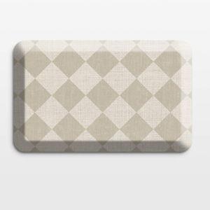 GelPro Diamond Beige Comfort Kitchen Mat, 20"x32"