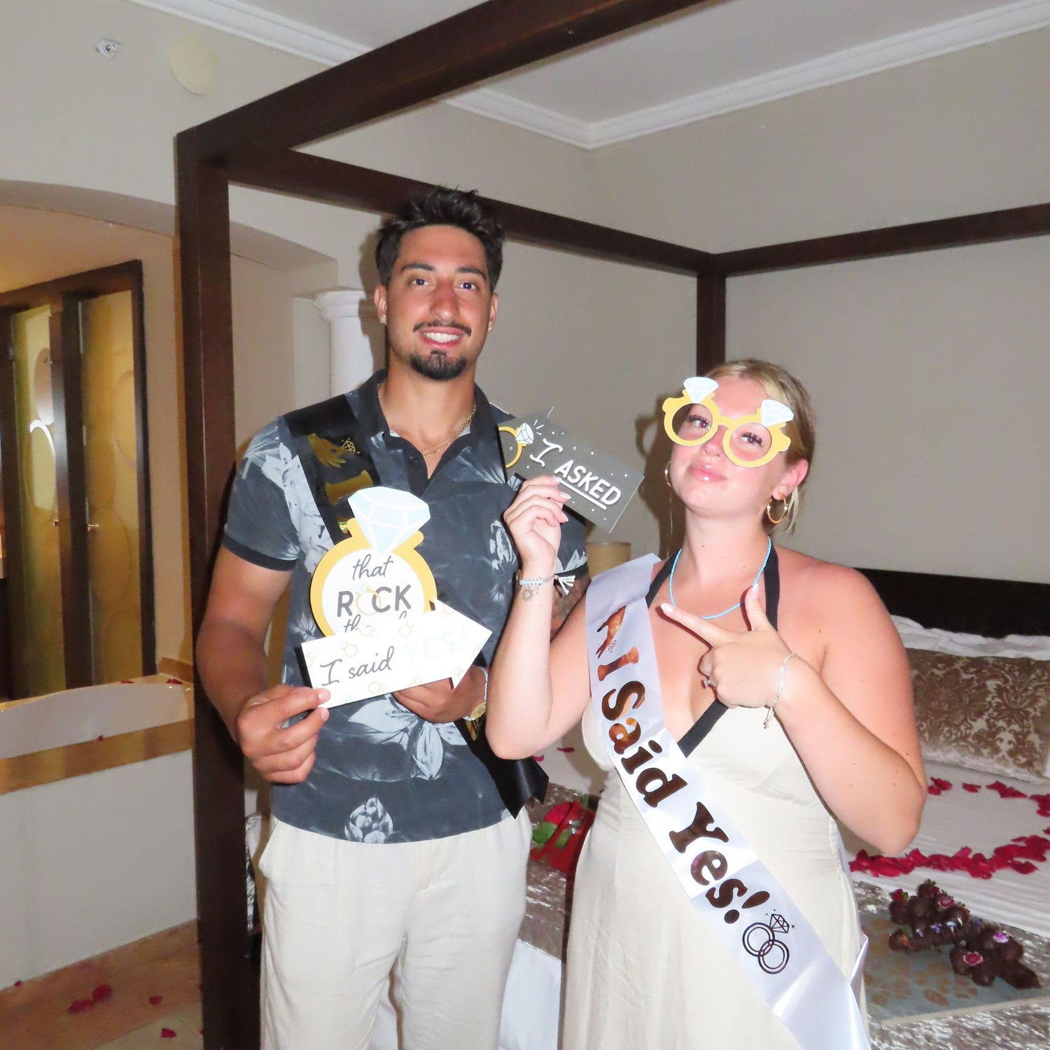 The night we got engaged