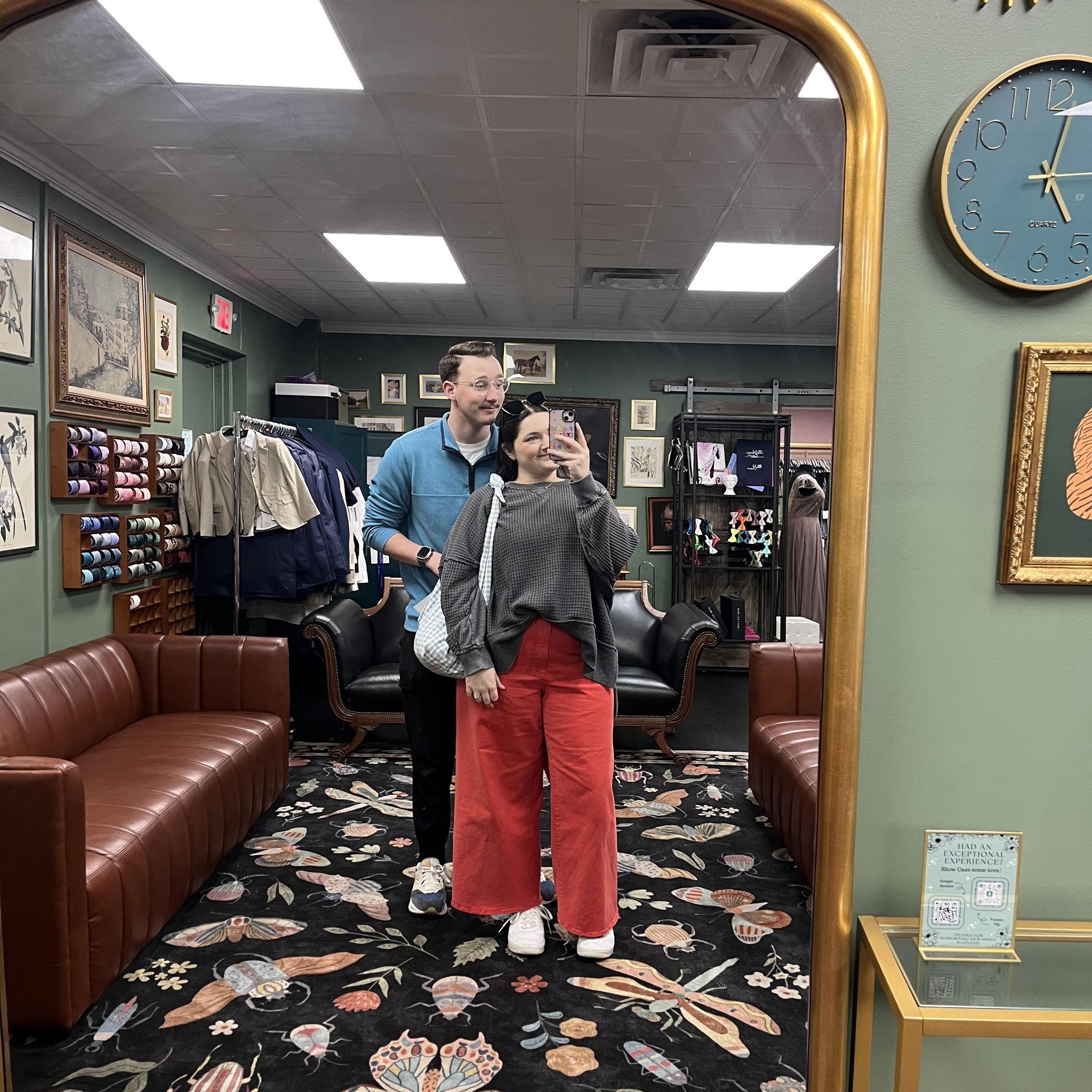 Suit shopping for Noah!