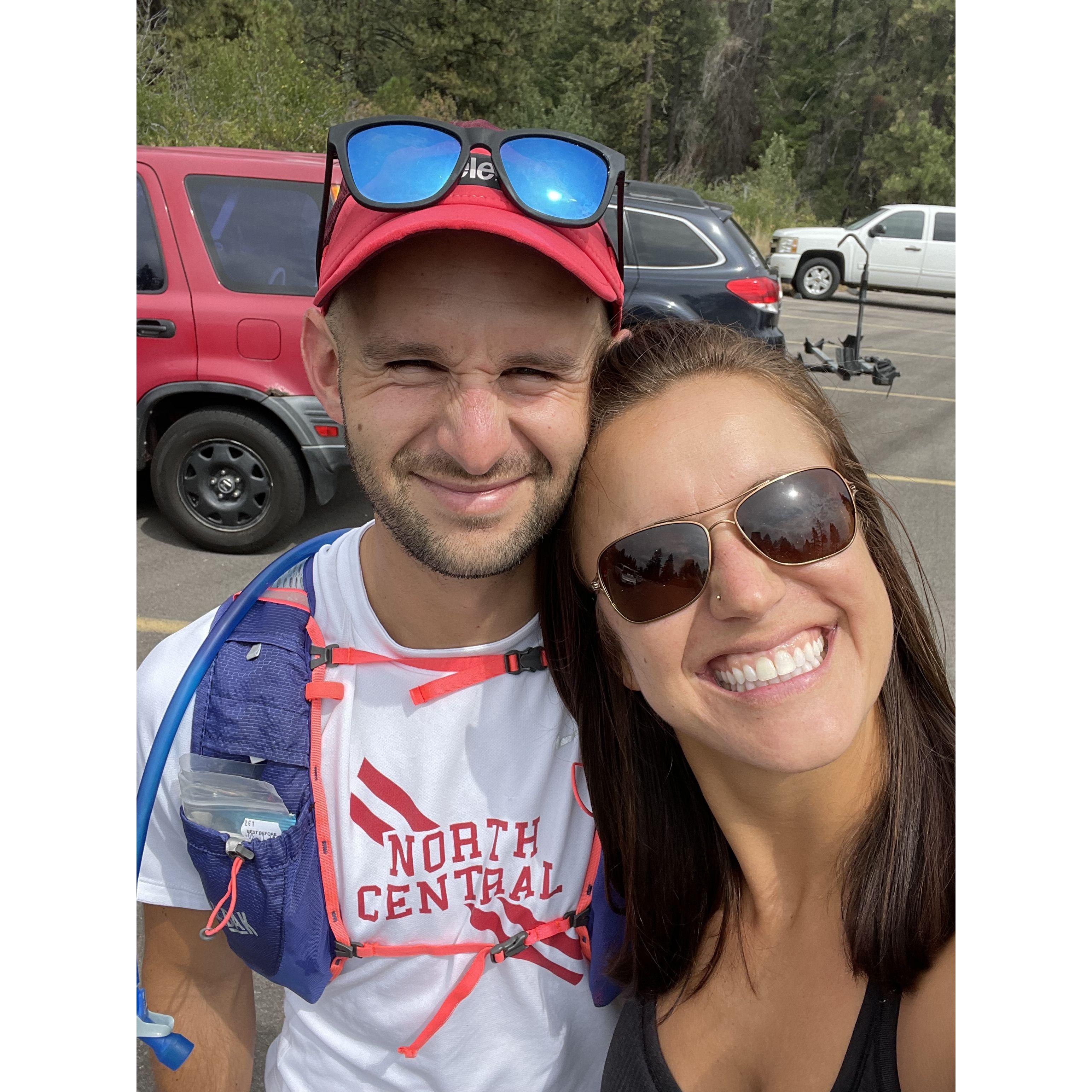Before our hike up Black Elk Peak