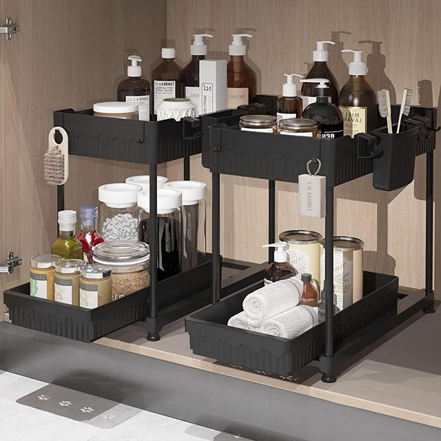 bukfen 2 Tier Under Sink Organizer