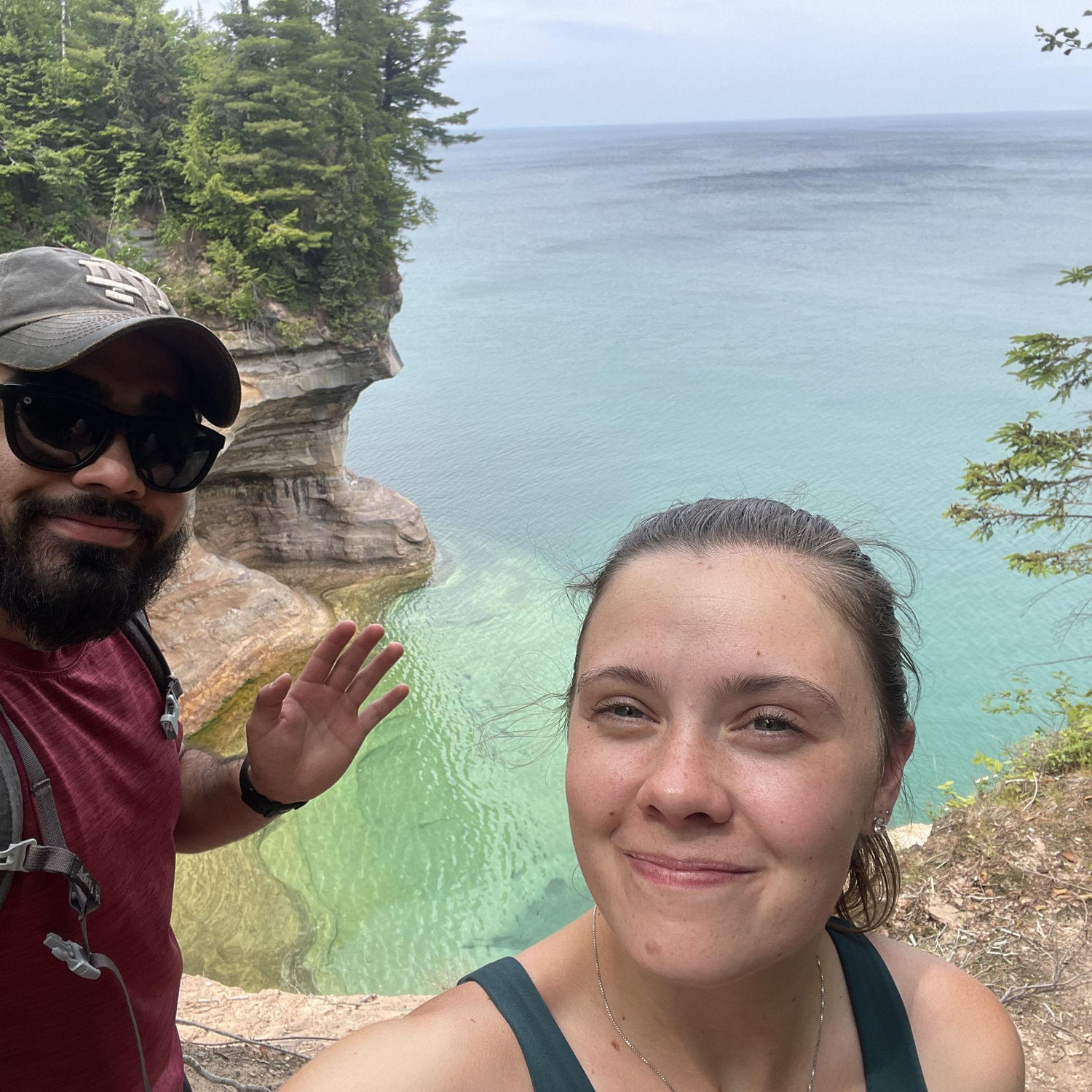 Fourth of July trip to camp in the U.P. and hike 13 miles at Pictured Rocks