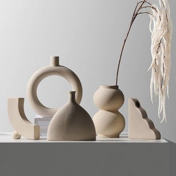 Geometric Ceramic Vase (style #8)