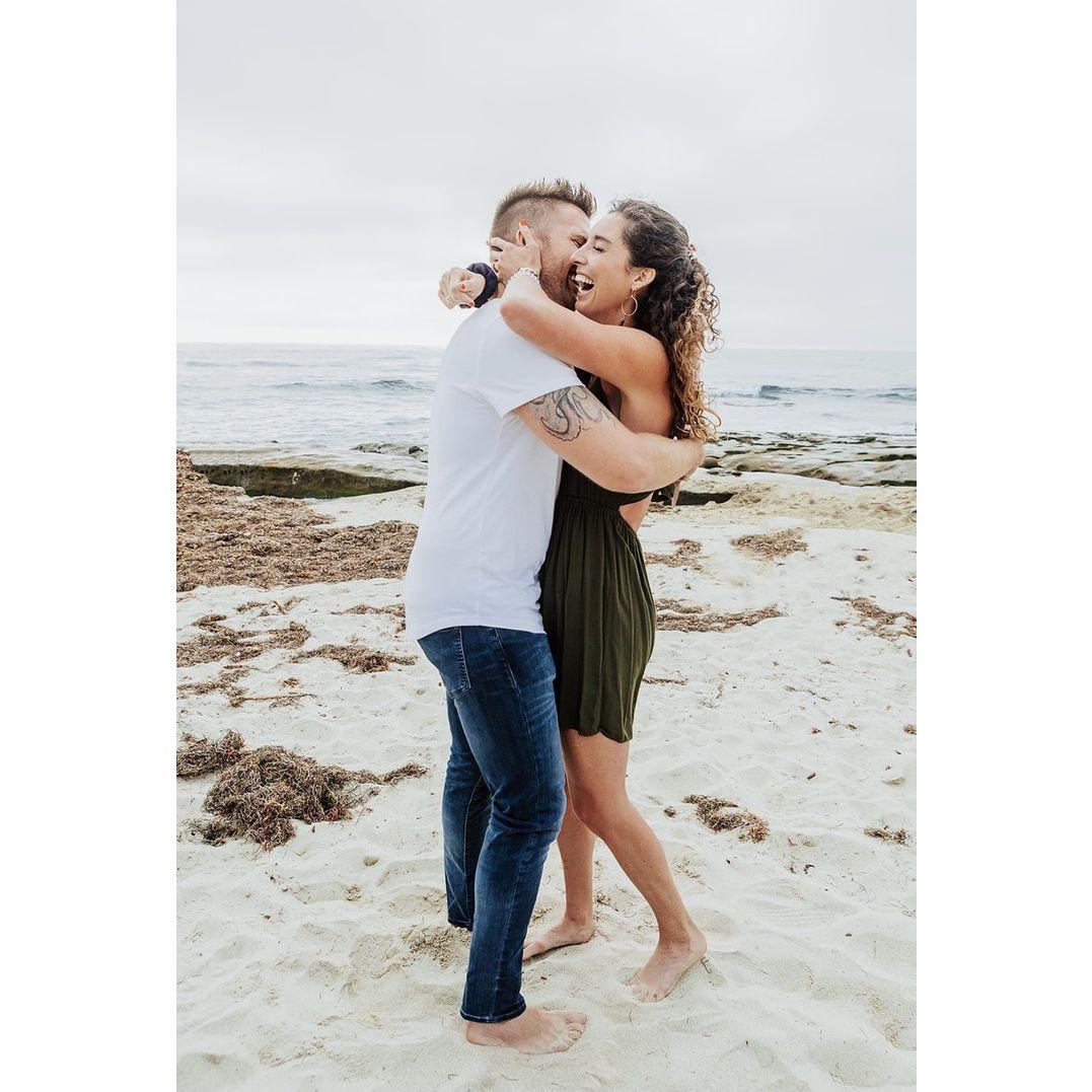 Me in total shock right after he proposed