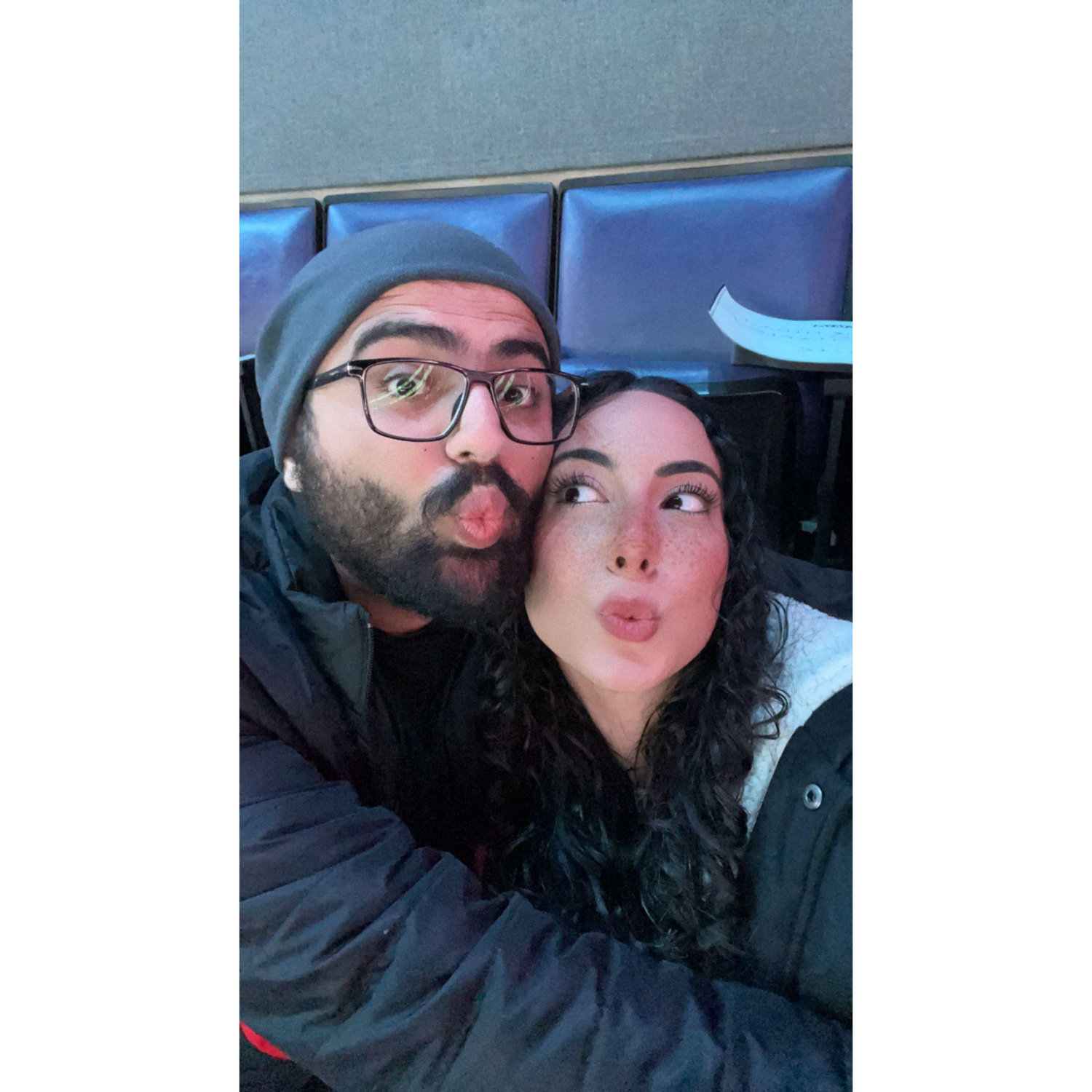 “Our love language? Making the same ridiculous face at the same time.”