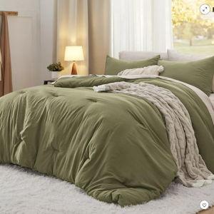 Bedsure Comforter Set – Soft & Warm Imitation Washed Cotton Bedding for All Seasons