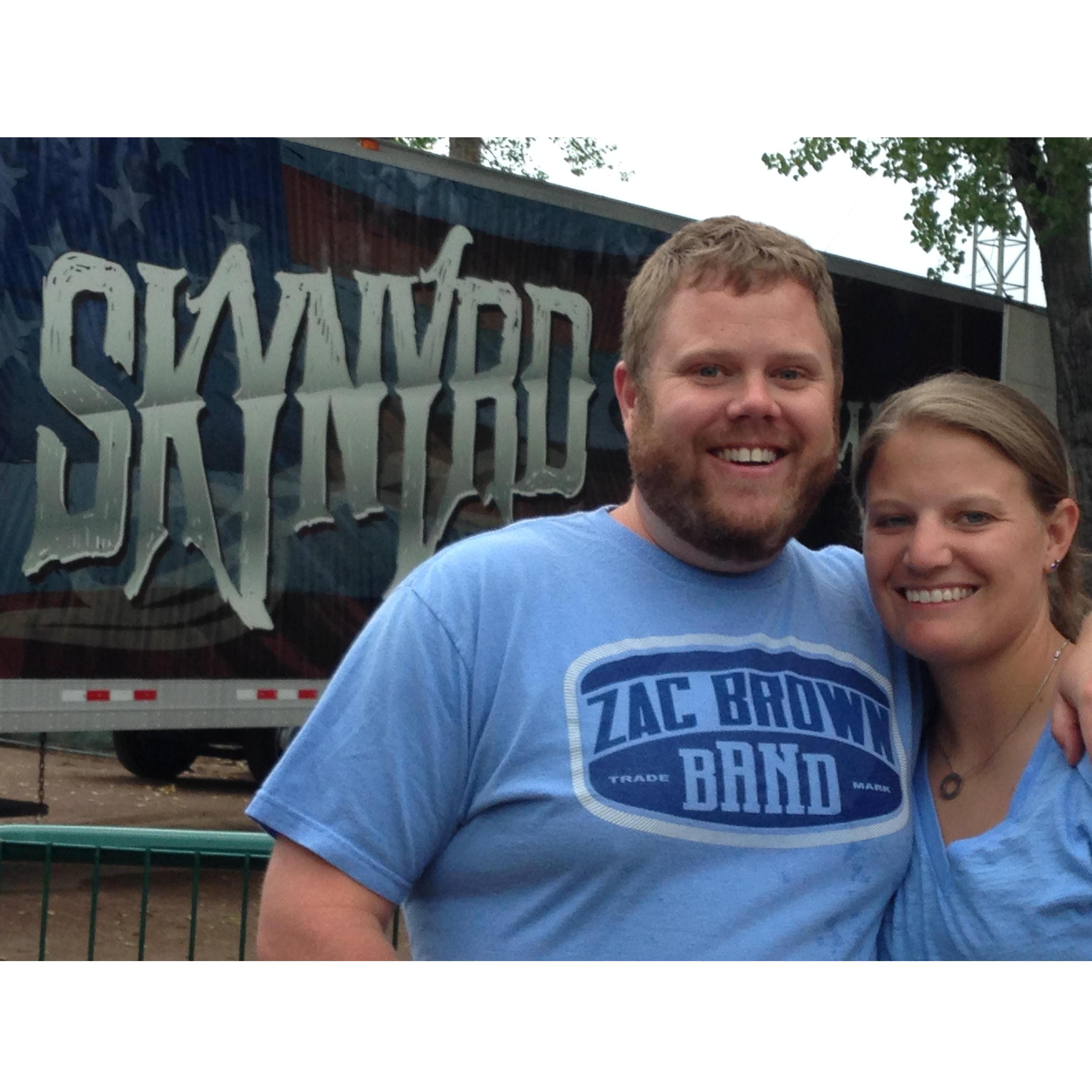 One of our favorite pastimes is going to concerts... this one is from Lynyrd Skynyrd!