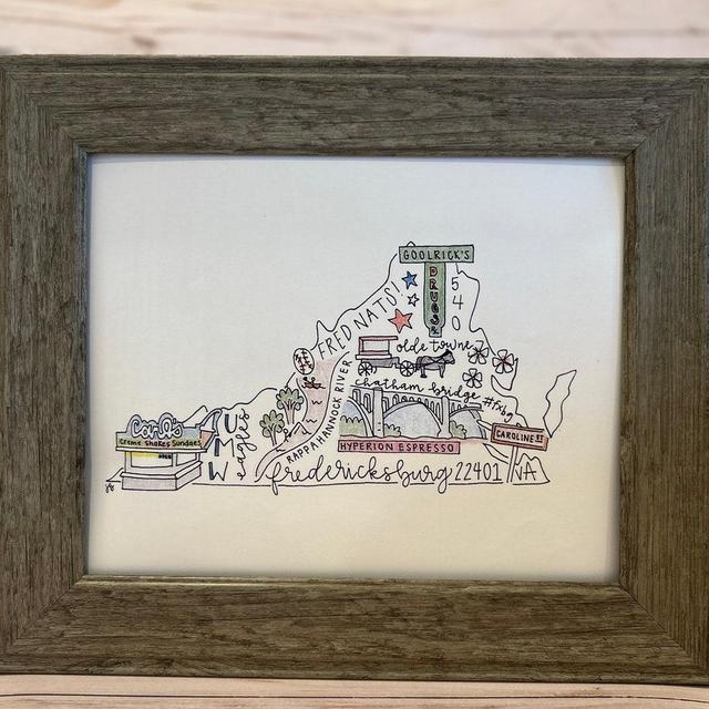 Fredericksburg, VA Print