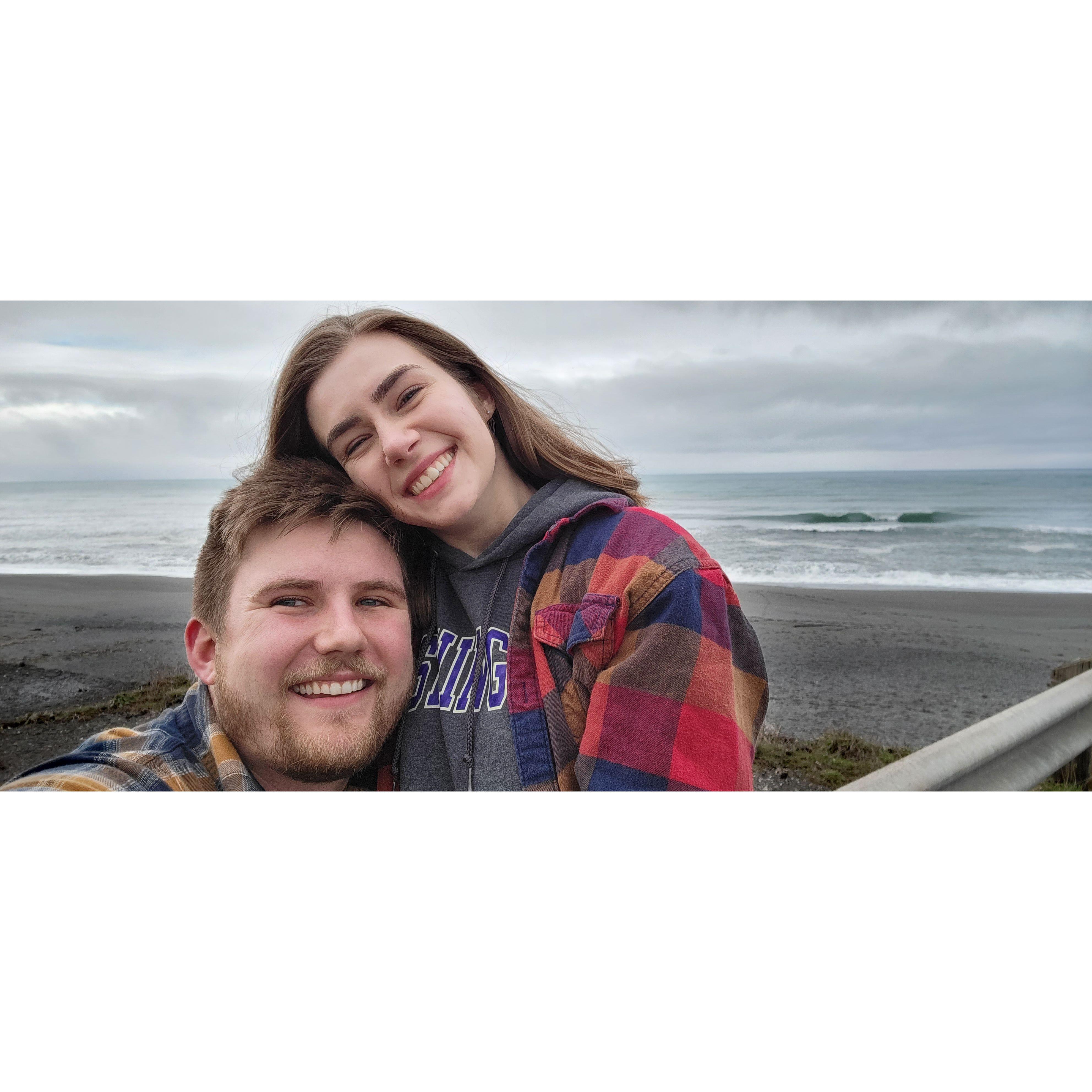 One year we drove from Seattle to Pasadena for Christmas. It was a long drive, but we made stops along the way to enjoy the coast.