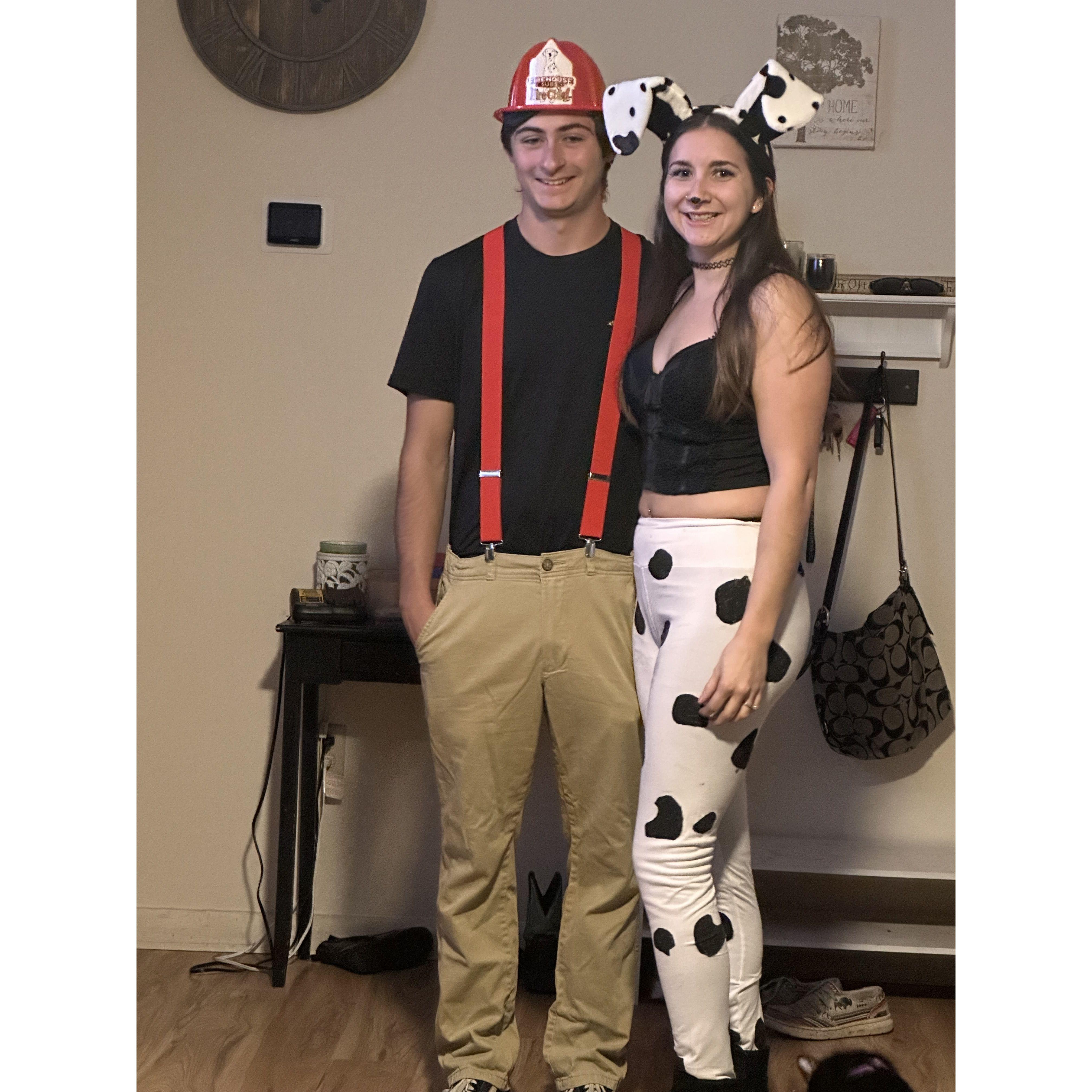 Firefighter and Dalmation (31 Oct 23)