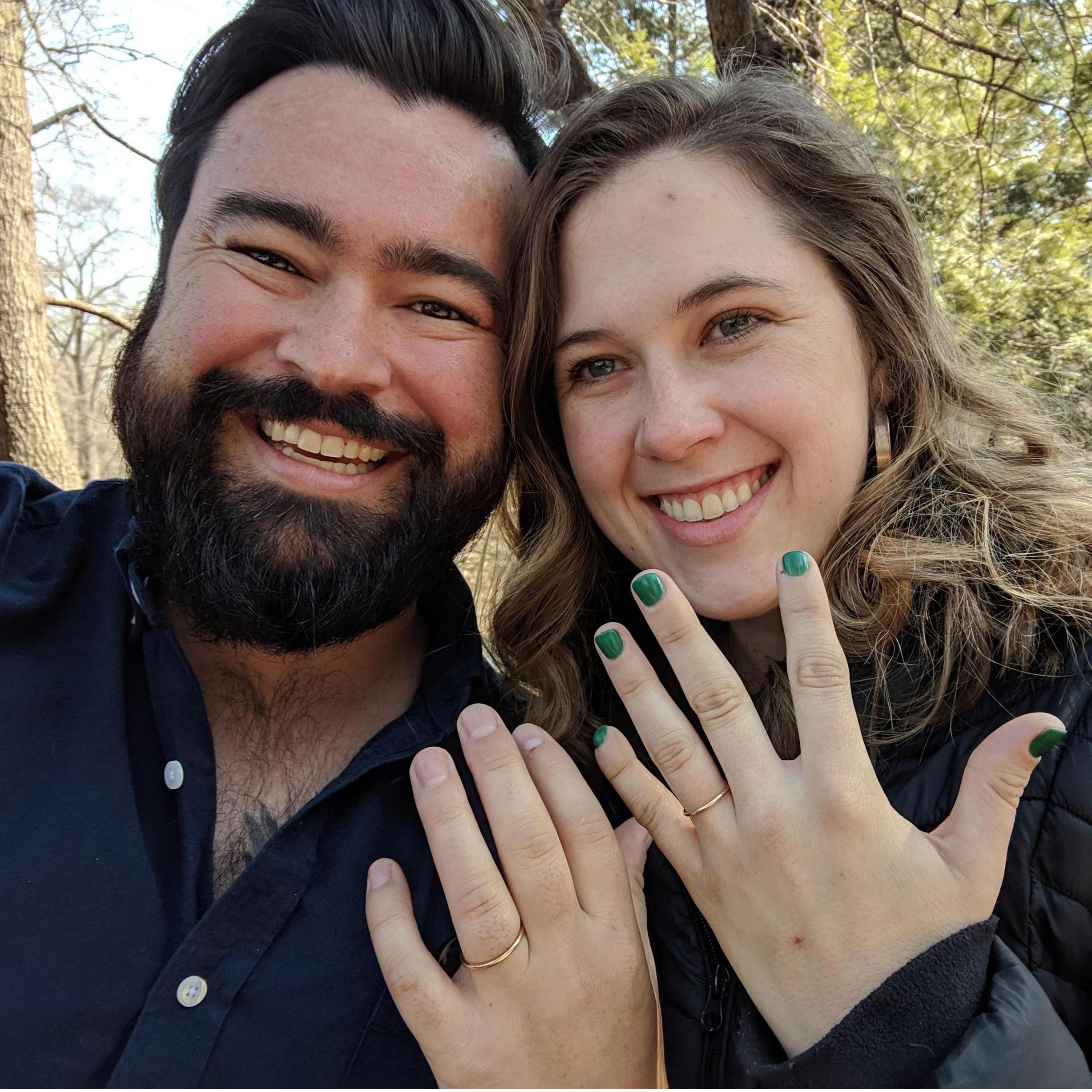 March 20th, 2019: we propose to each other in Central Park, NYC.