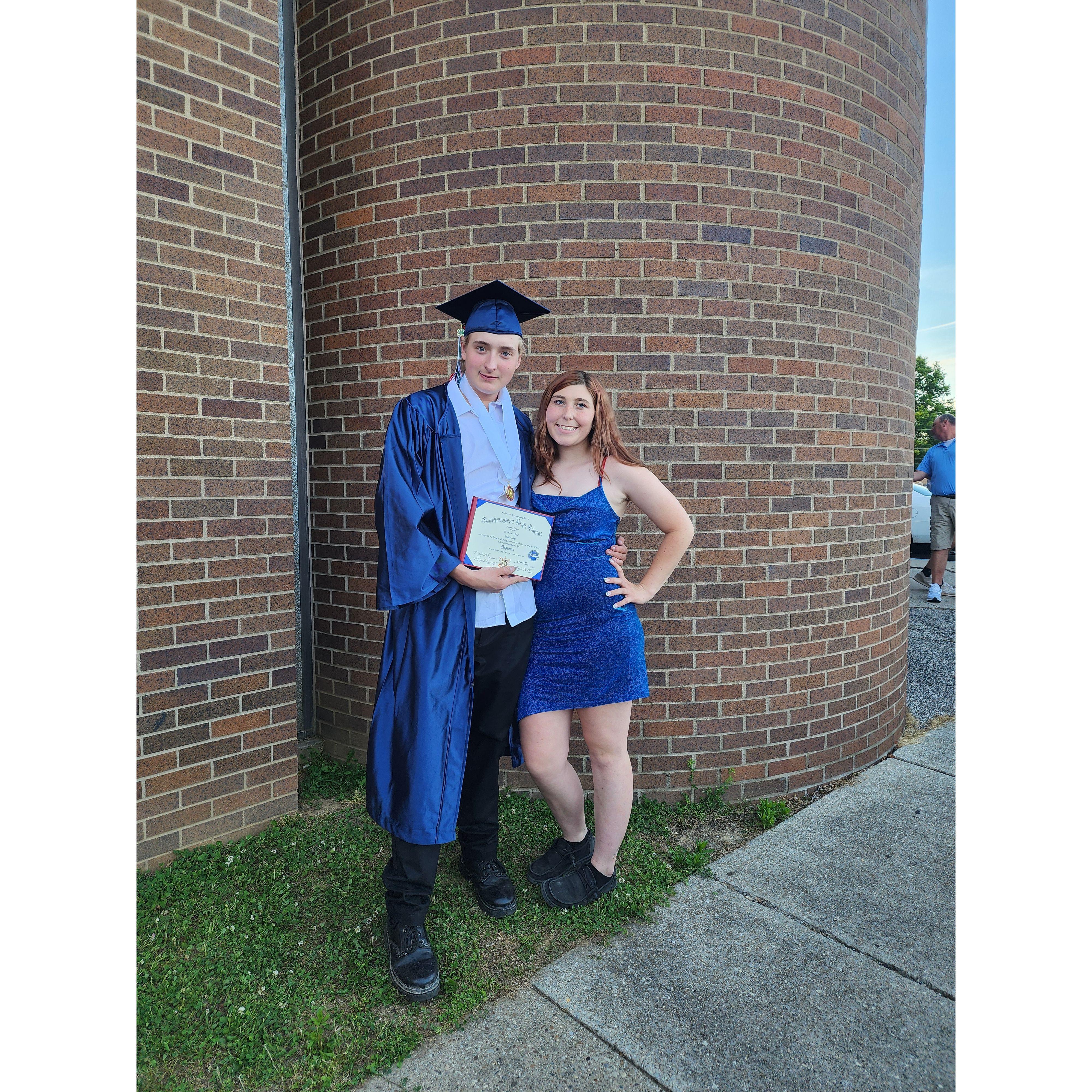 Justin's High-school graduation