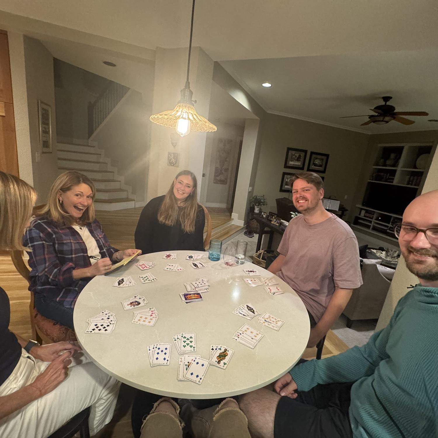 Game nights with family and friends!