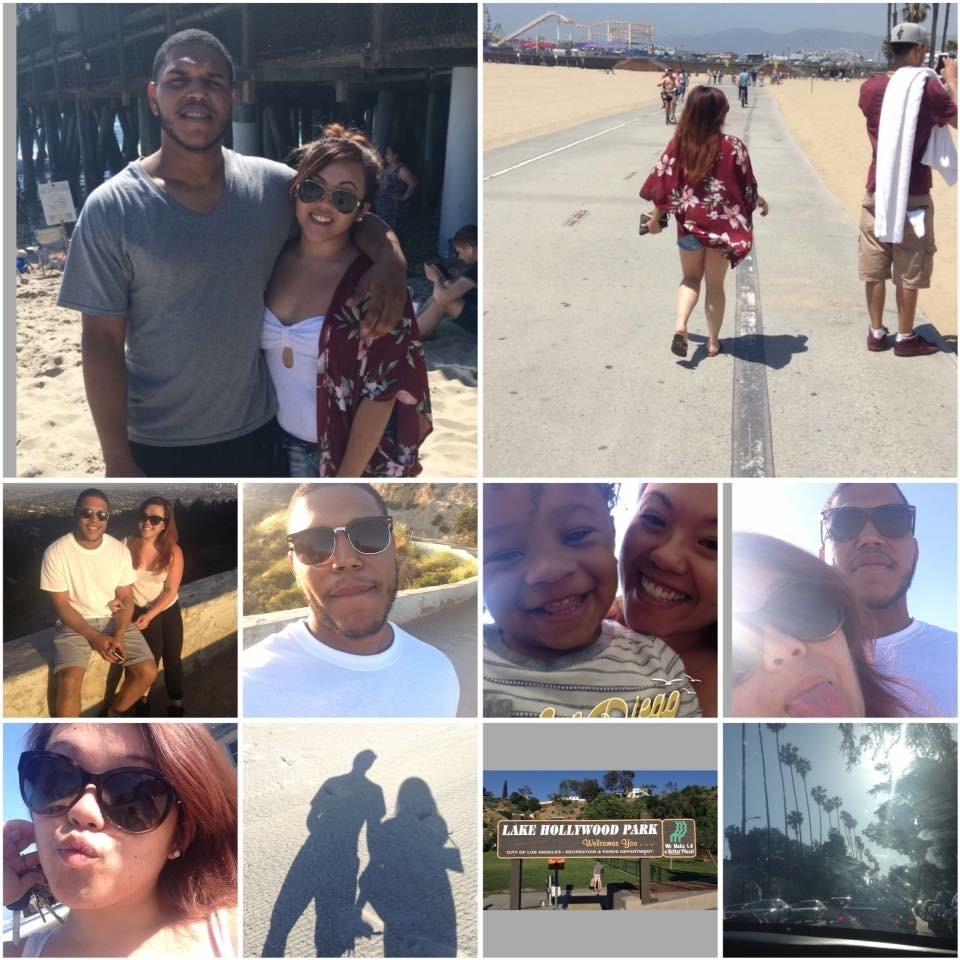 Our first trip to California together.