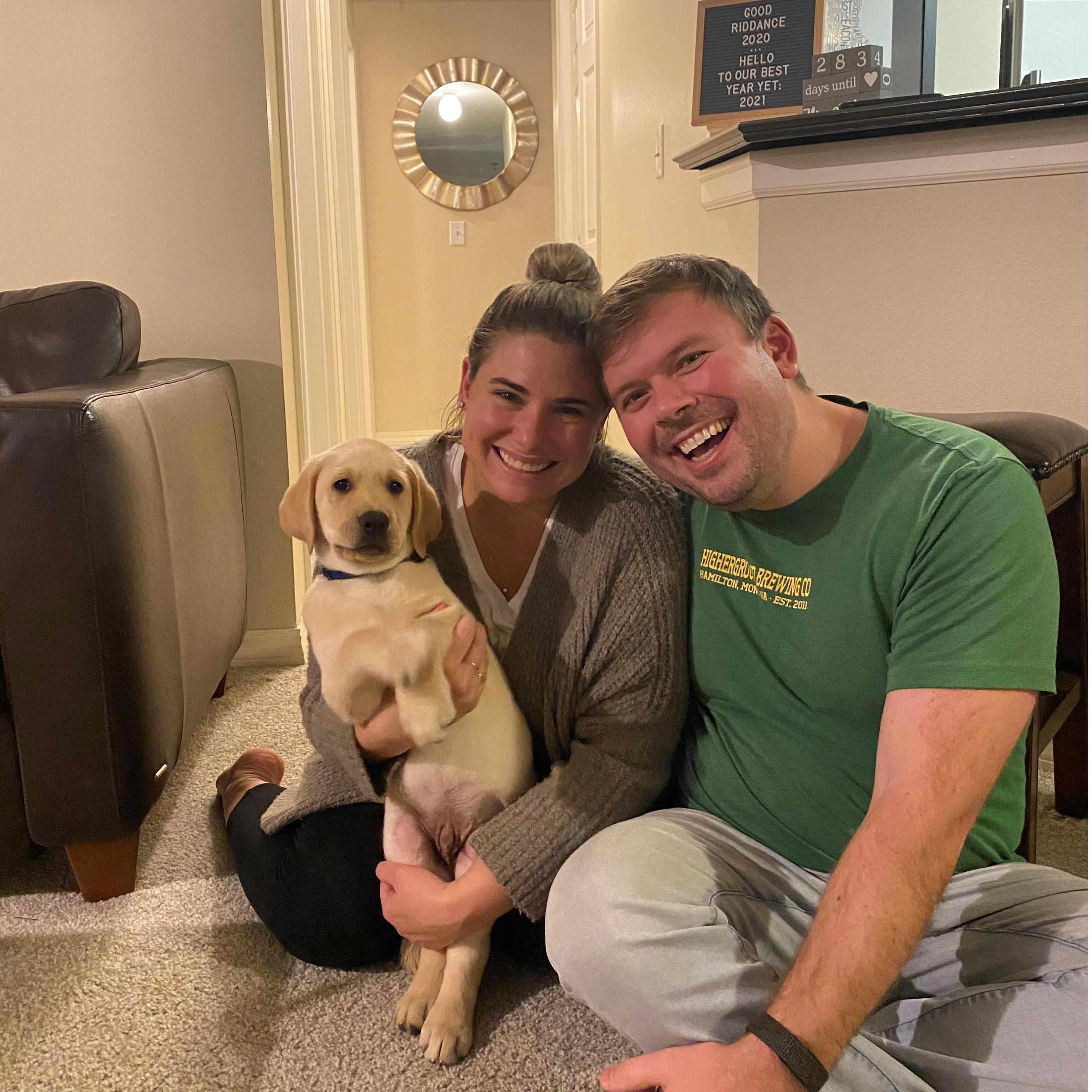 First family photo with Norman, January 2021