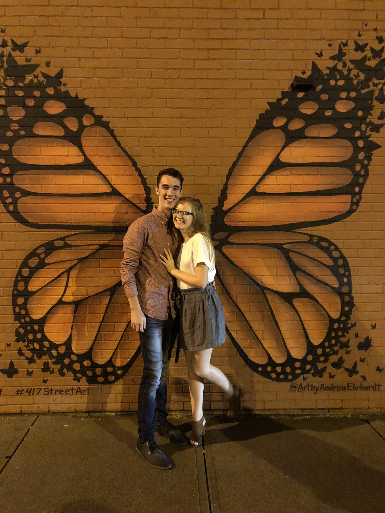 Shortly before this photo was taken, Ben told Eryn he loved her for the first time.