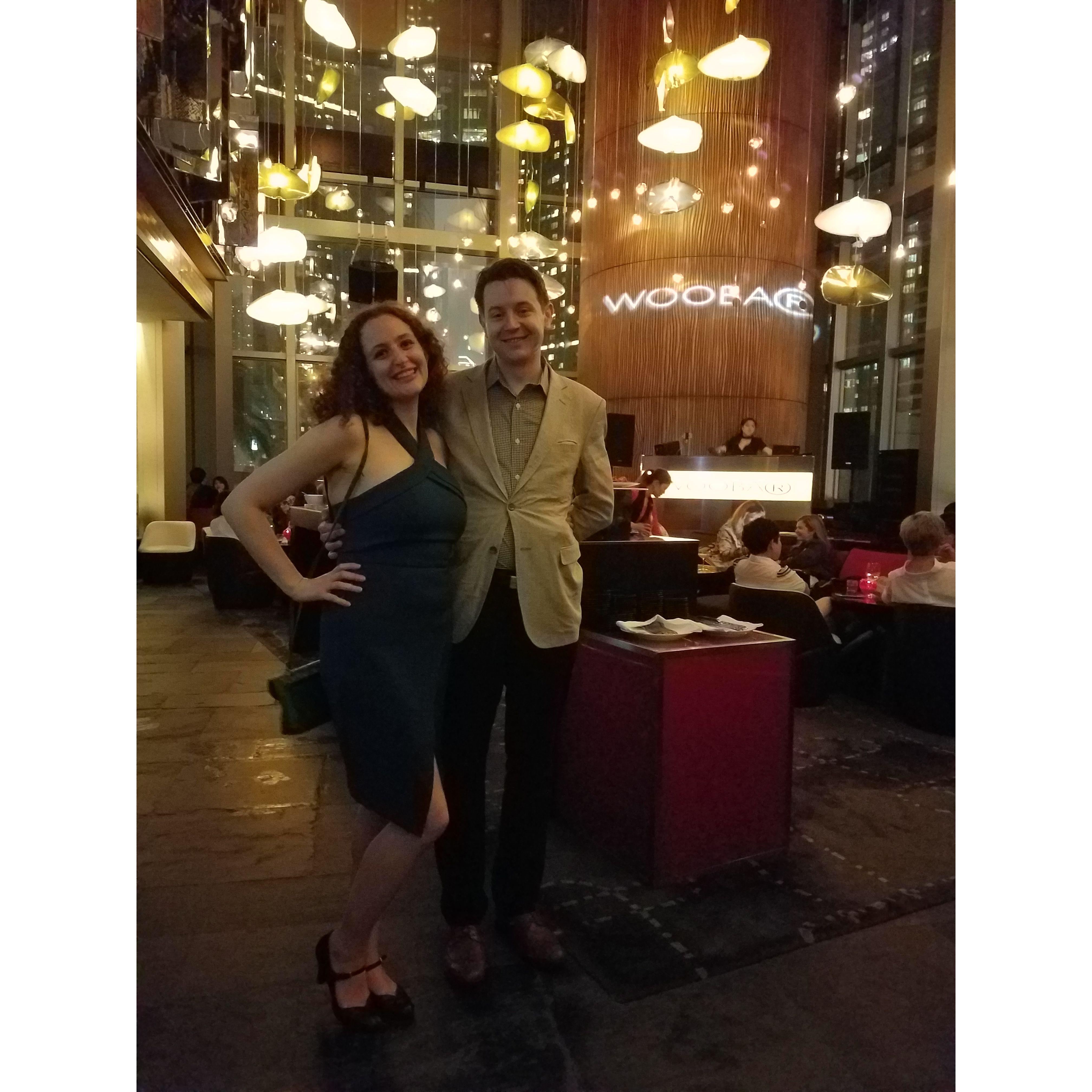 Back at the hotel we met at in Hong Kong! (2017)