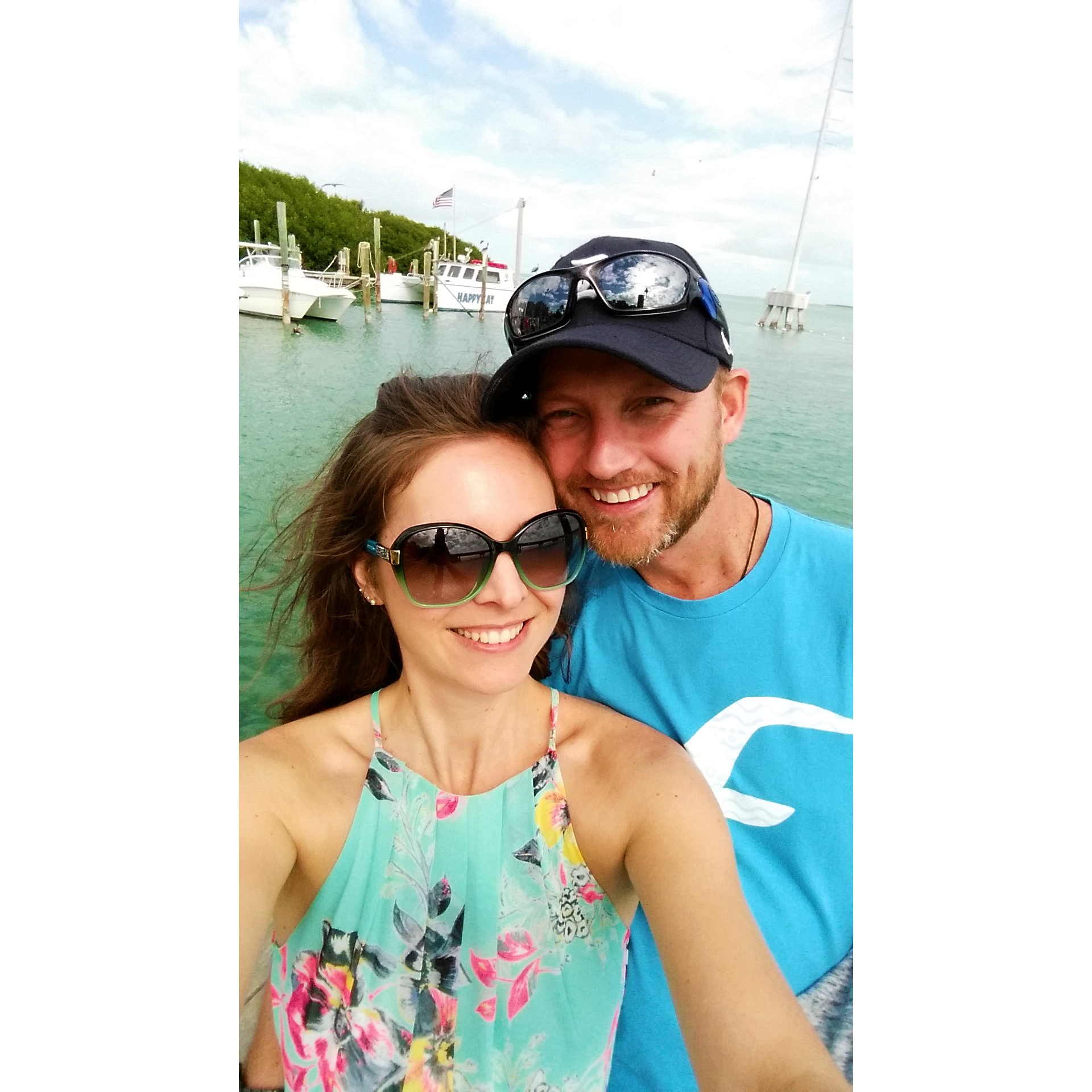 First trip to the Keys together AND Cyd's first trip to Florida.