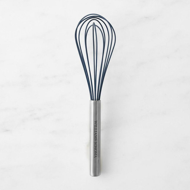 WS Stainless Steel Silicone Whisk Navy