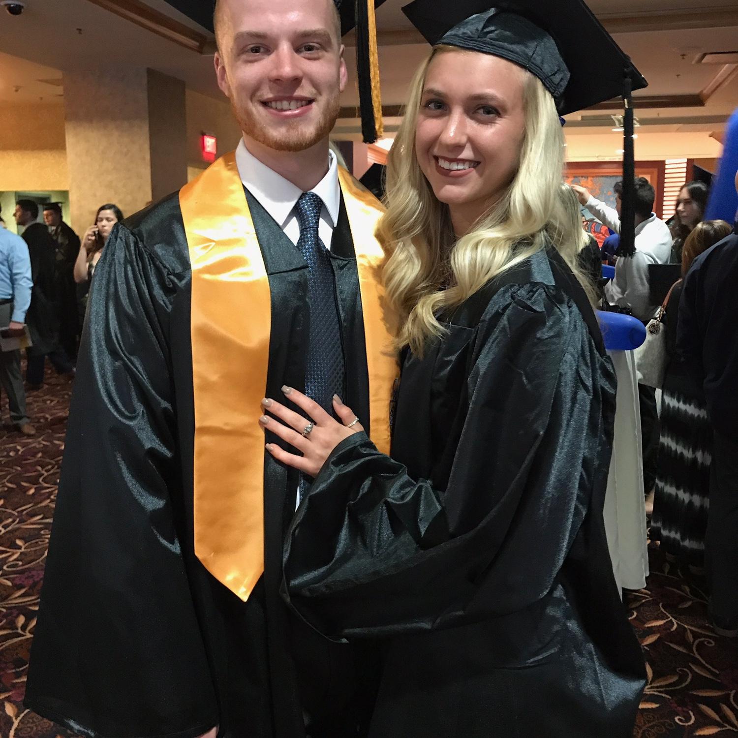 Our graduation from Niagara Falls Culinary Institute in 2017.
