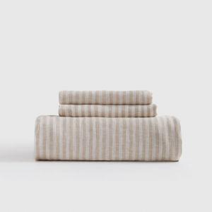 European Linen Fitted Sheet Set - Queen