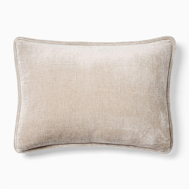 Chenille, King Sham, Taupe