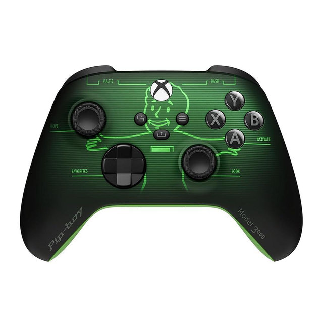 Xbox Wireless Gaming Controller | Fallout Pip-Boy Edition | Console, PC, & Cloud Devices | Textured Grip | Wireless, Bluetooth, USB-C Connectivity