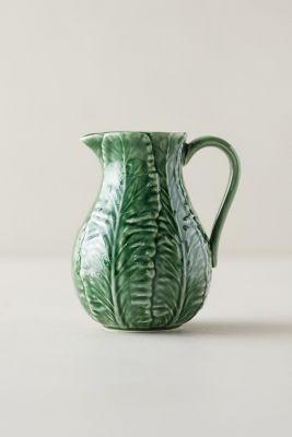 Ceramic Cabbage Pitcher