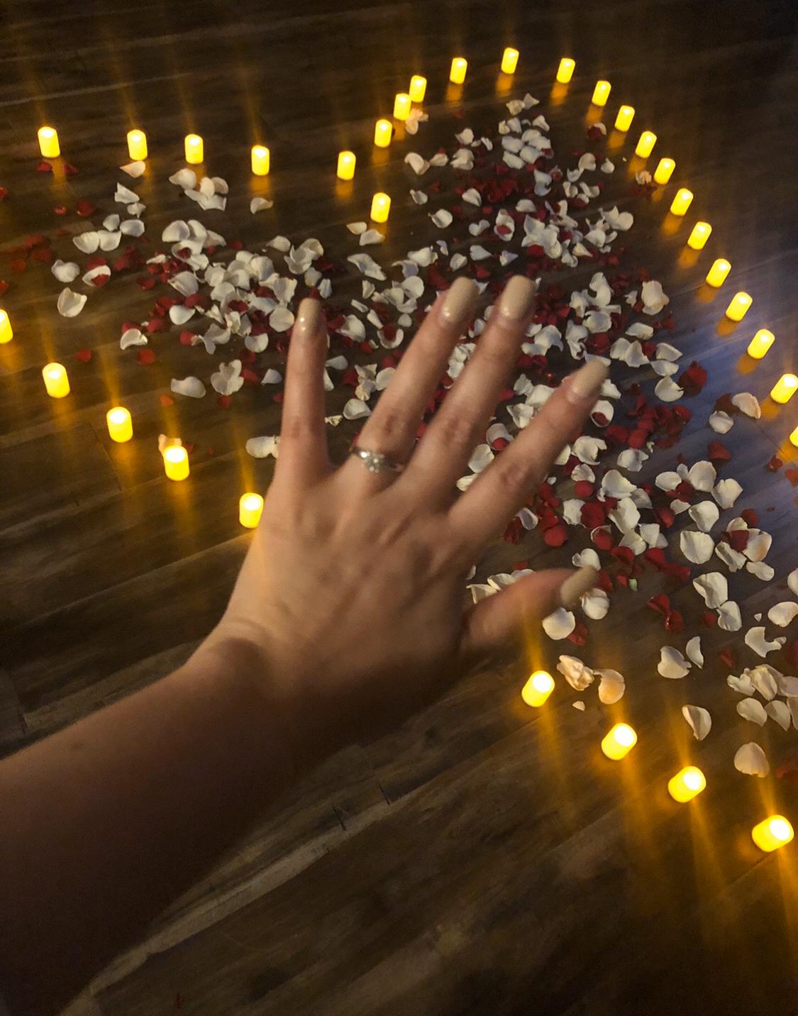 The night Rick proposed “Valentines Day 2019”