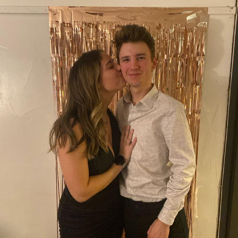 The first New Year's we celebrated together, in past years, we were with our families, or Ben was on a cruise in a different country.