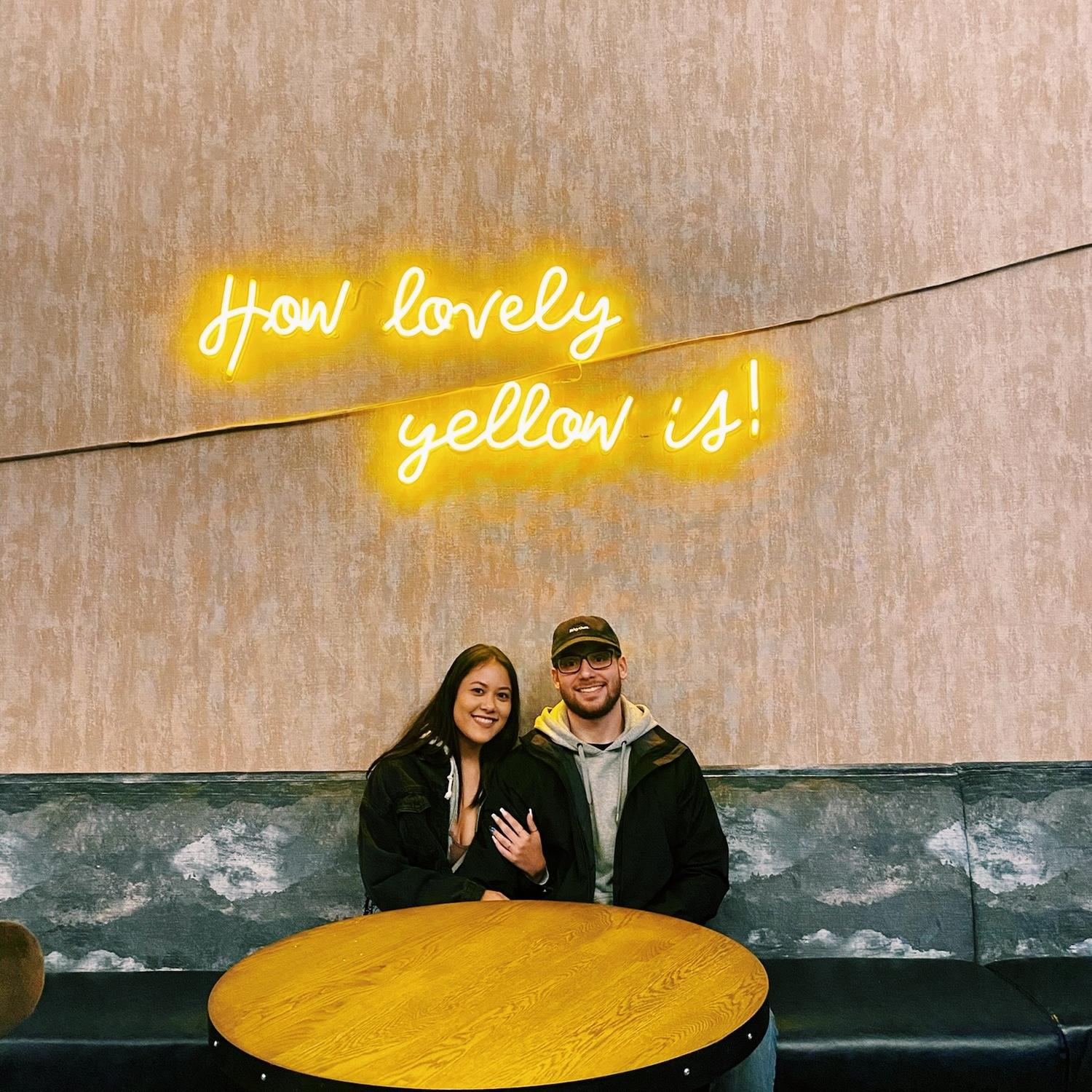 When we visited Indianapolis and went to the Van Gogh Exhibition.